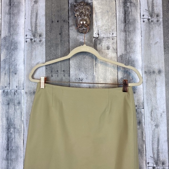 Prada Camel Pencil Skirt Size 46 - Picture 3 of 13